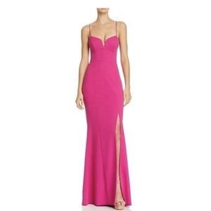 Bariano Corseted Gown